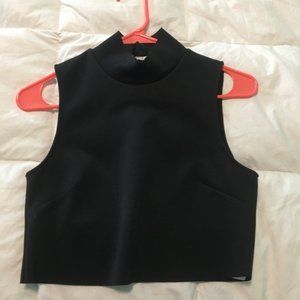 Zara Black Turtleneck Tank